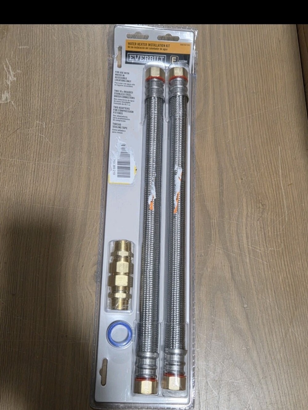 Everbilt Electric Water Heater Installation Kit 1000 047 550